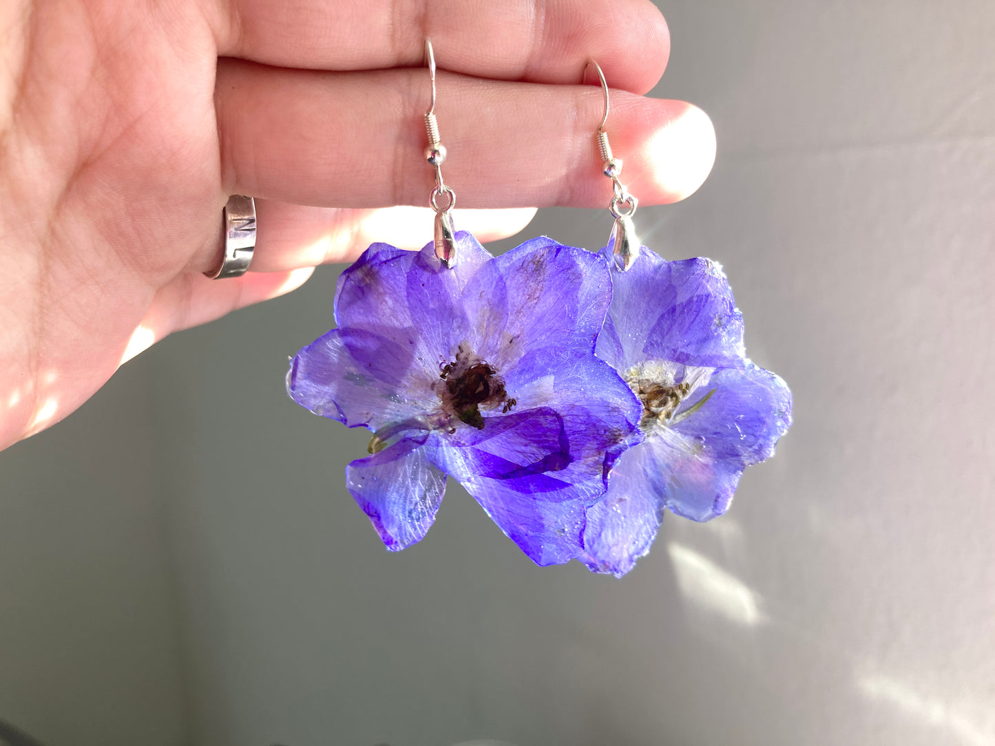 Delphiniums Earring