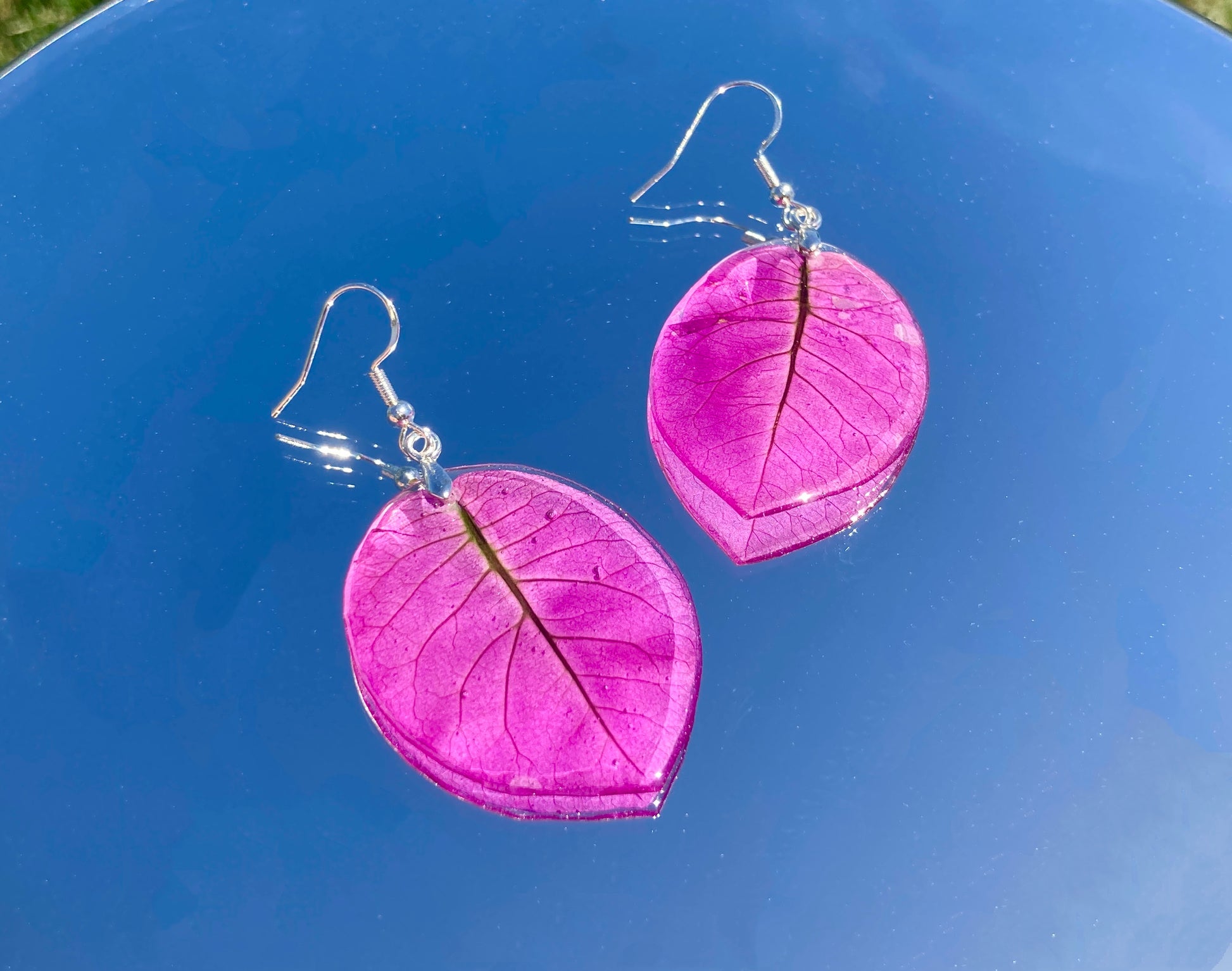 Real Bougainvillea earring - Nalan studio 