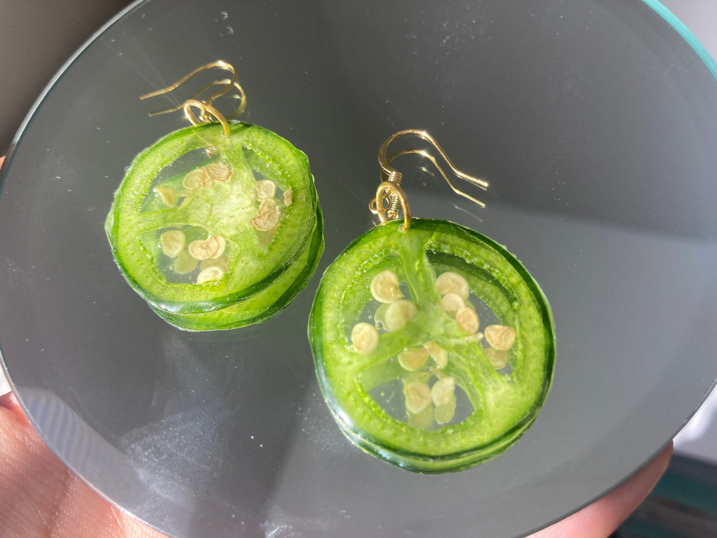 Real Jalapeño Earring - Nalan studio 